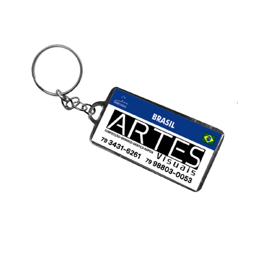 CHAVEIRO PLACA RESINADO - ARTES VISUAIS