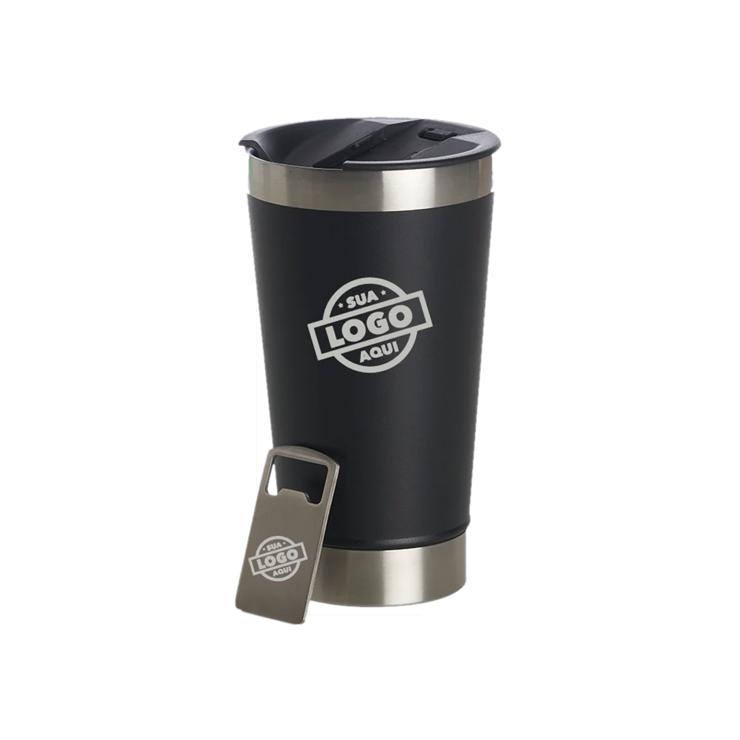 COPO TERMICO PERSONALIZADO - ARTES VISUAIS - LOGO