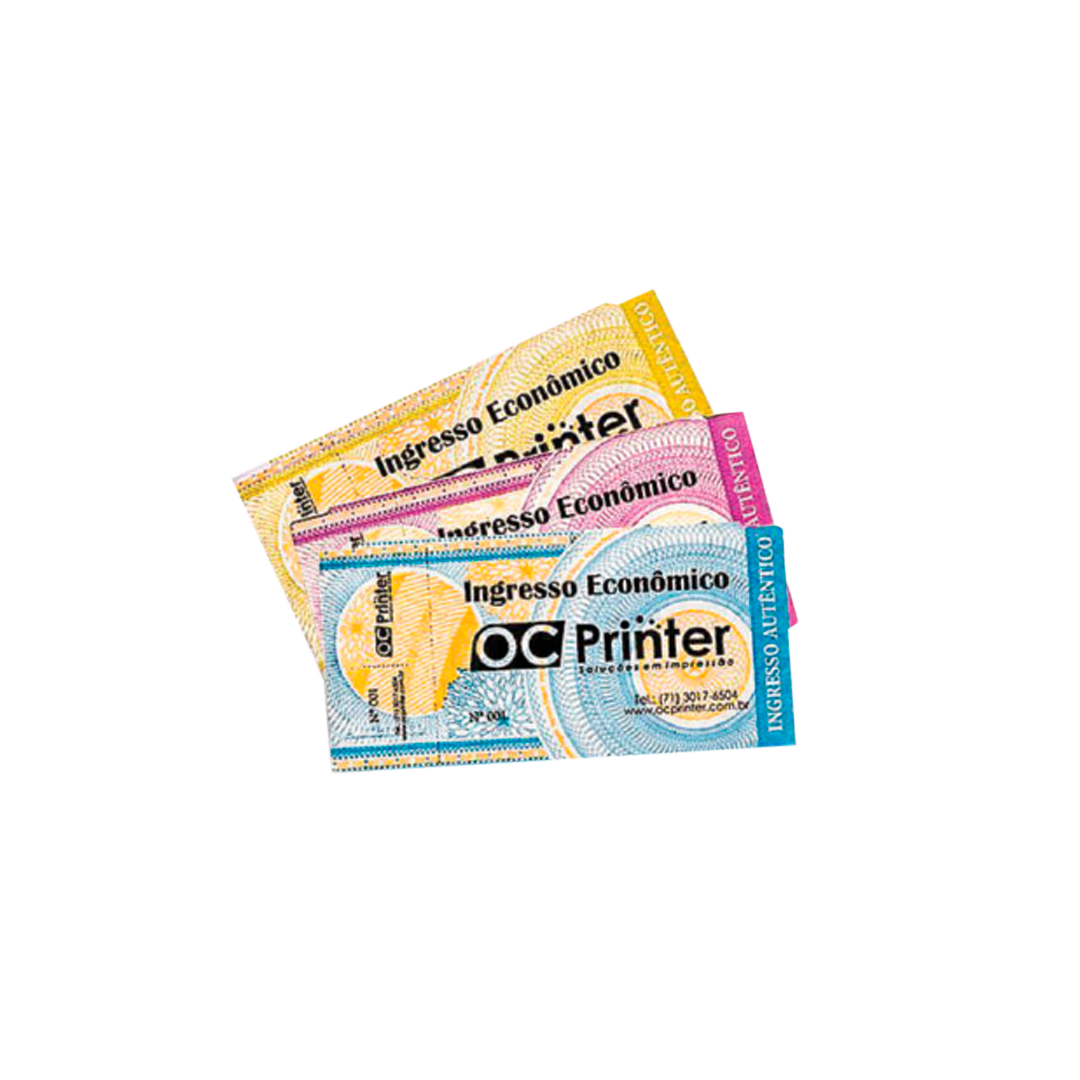 INGRESSOS PERSONALIZADOS - ARTES VISUAIS