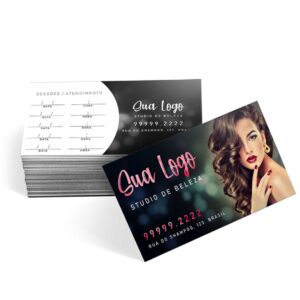 Cartão de Visita 300g - Verniz Localizado