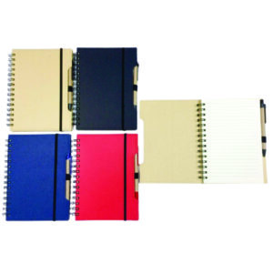 CADERNO DE ANOTAÇÃO COM CANETETA EM KRAFT - ARTES VISUAIS ITABAIANA