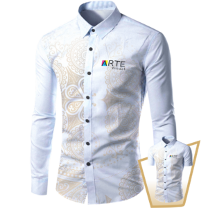 CAMISA SOCIAL BORDADO DETALHE PERSONALIZADO 16 - ARTES VISUAIS ITABAIANA