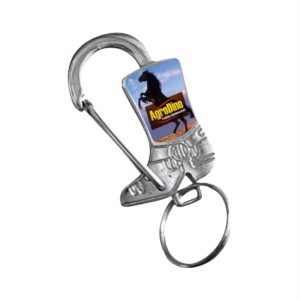 CHAVEIRO BOTINA MOSQUETÃO PERSONALIZADO - RW52 - ARTES VISUAIS