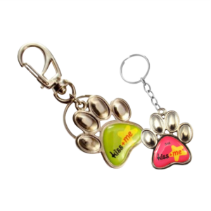 CHAVEIRO PATA DE CACHORRO RESINADO MAT PT - ARTES VISUAIS ITABAIANA