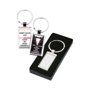 CHAVEIRO RETANGULAR RESINADO PERSONALIZADO RW155 - ARTES VISUAIS