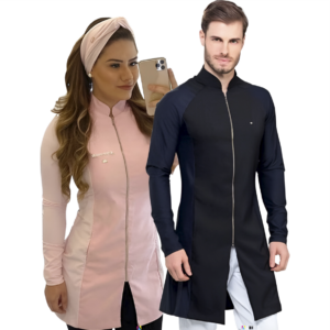 Jaleco Bordado Gola Padre