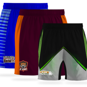 SHORT ESPORTIVO MALHA CACHARREL PERSONALIZADO - ARTES VISUAIS